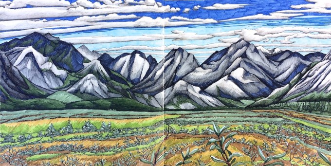 drawing-of-valley
