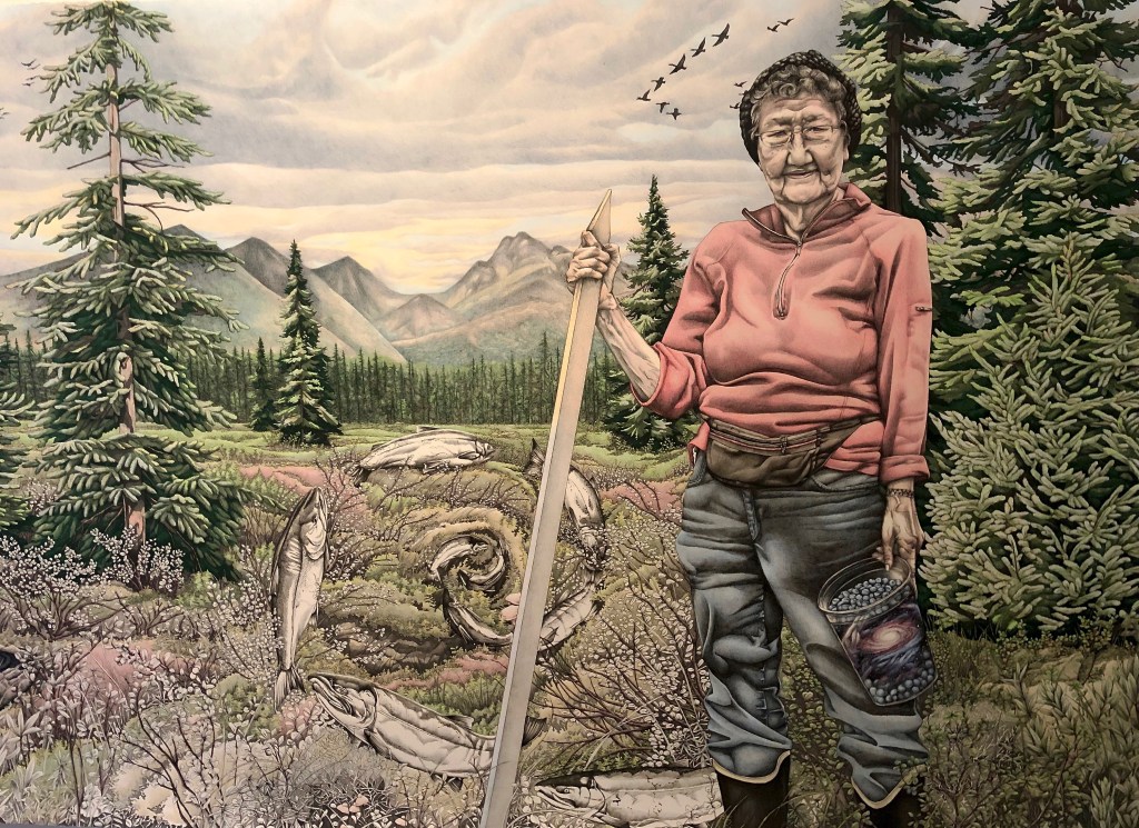 The Making of “Tundra Woman” (Yup’ik Eskimo Elder Sophie Sakar Berry Picking on the&nbsp;Tundra)